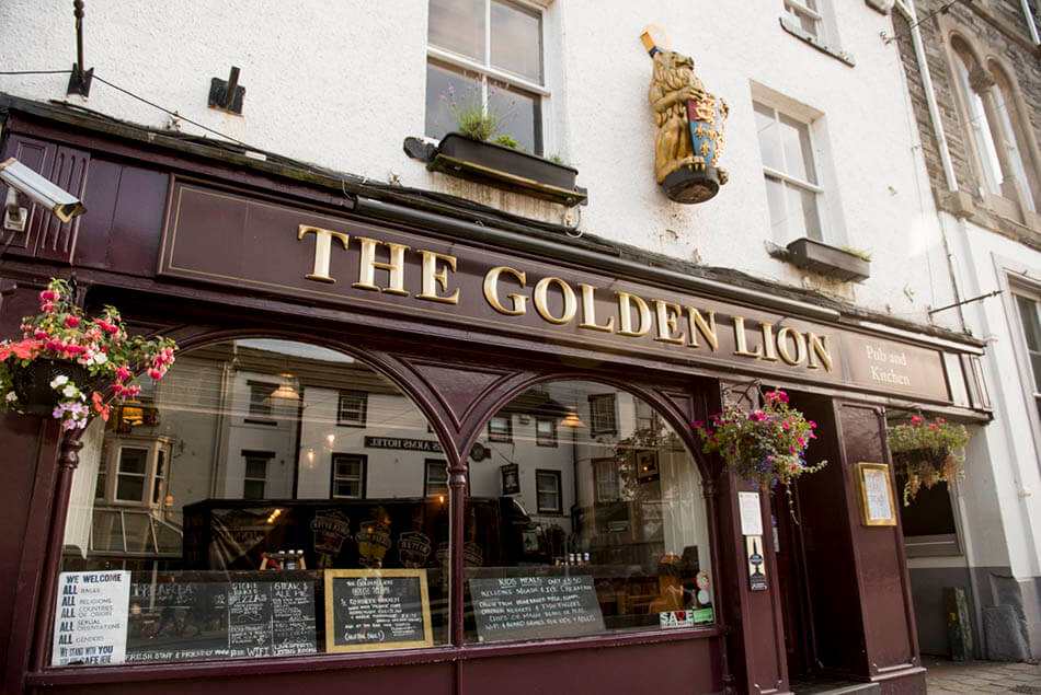 The Golden Lion Pub in Keswick